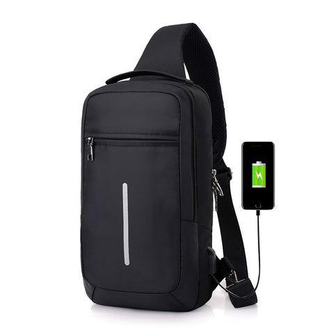 USB-Ladebrusttasche