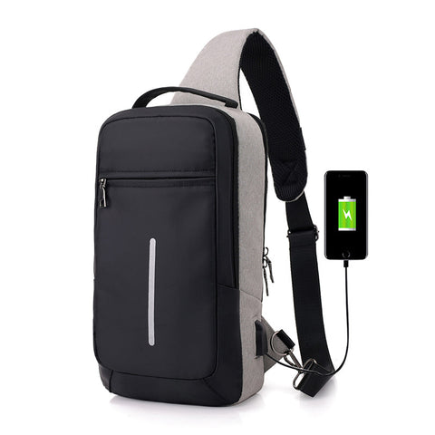 USB-Ladebrusttasche